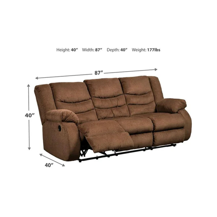Tulen 87'' Upholstered Reclining Sofa