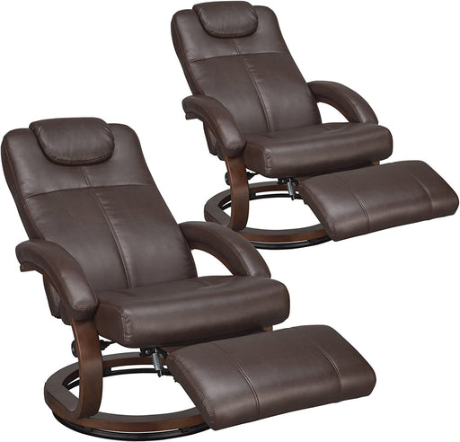 RV Euro Chair Recliner Modern Design, Mahogany