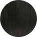 Wood Dining Room Table with round Tabletop, Black Finish