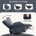 BOSMILLER Massage Swivel Rocker Recliner Chair