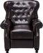 Brown Walder Reconstituted Bycast Leather Recliner