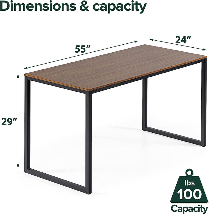 Easy Assembly Black Frame Office Desk