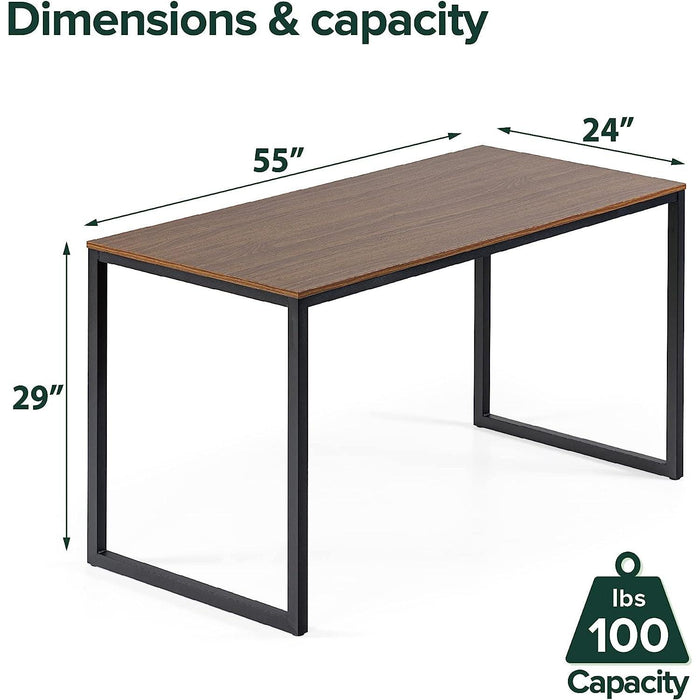 Easy Assembly Black Frame Office Desk