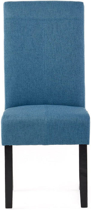 Set of 2 Pertica Fabric Dining Chairs, Blue