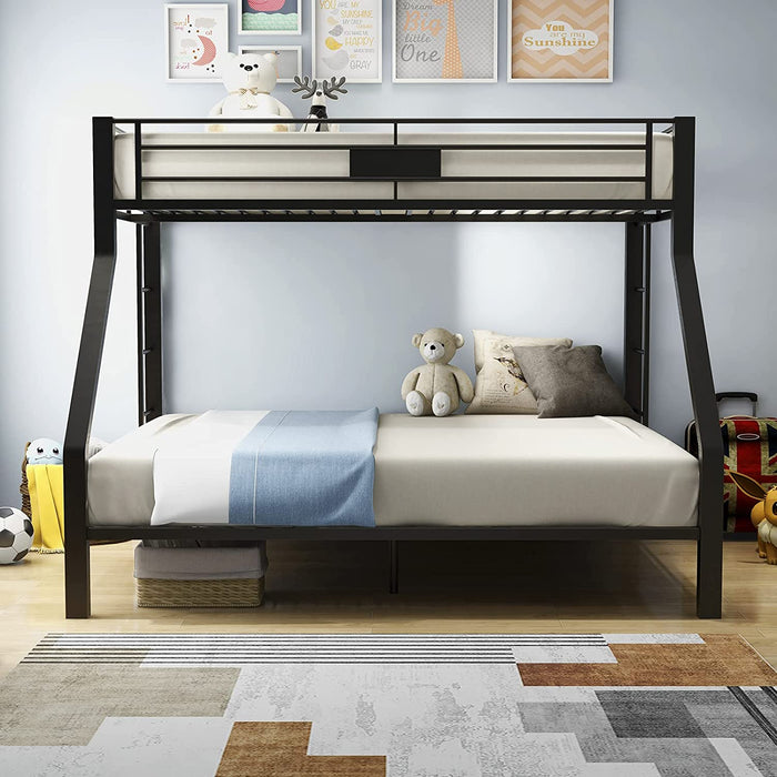 Twin Xl/Queen Bunk Bed, Sandy Black