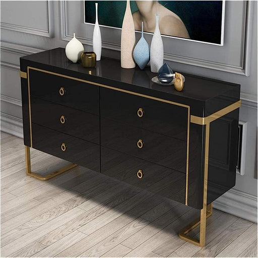 Black Contemporary Buffet Cabinet