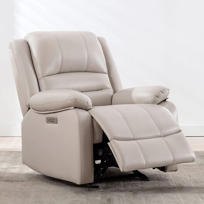 Electric Glider Reclining Chair, Cream