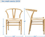 Metal Weave Arm Chair Set of 2