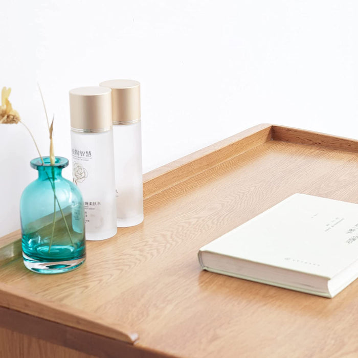 Wood Vanity Table Set with Drawer and Bench