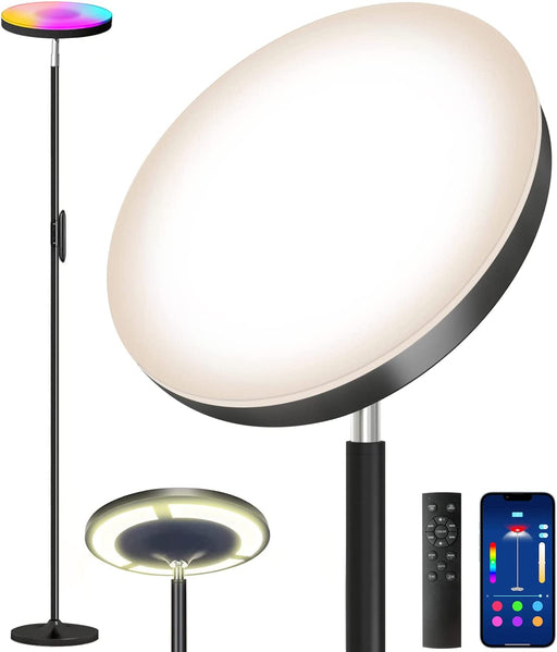 Double Side Lighting LED Floor Lamp with Remote