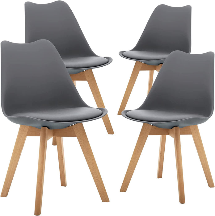 Grey Canglong Wood Chairs
