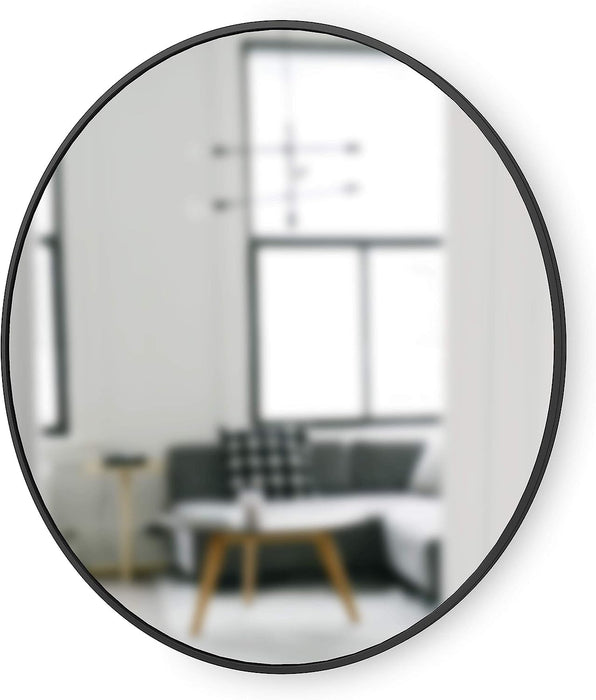 Modern round Rubber Wall Mirror