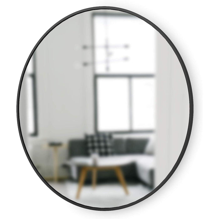 Modern round Rubber Wall Mirror