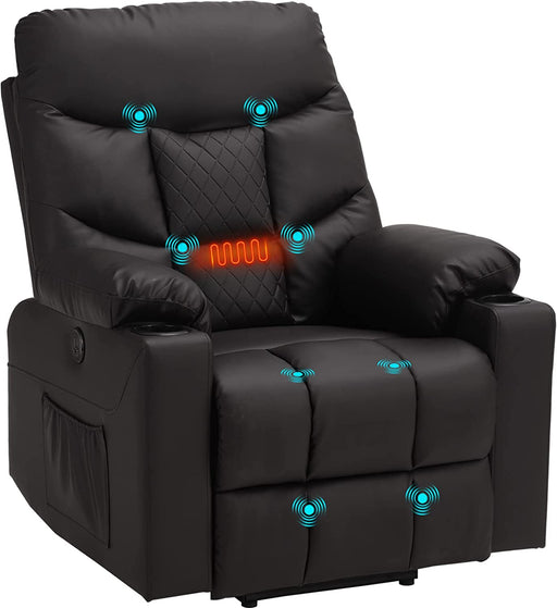 Power Lift Recliner Chair with Massage and Heat (Electric)