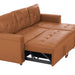 Reversible Sleeper Sectional with Chaise and Storage