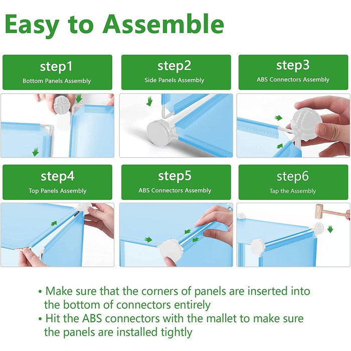 16-Cube Blue Storage Organizer for Home and Office
