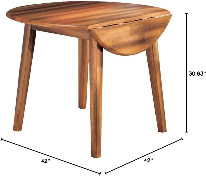 Signature Design by Ashley Berringer round Drop Leaf Table
