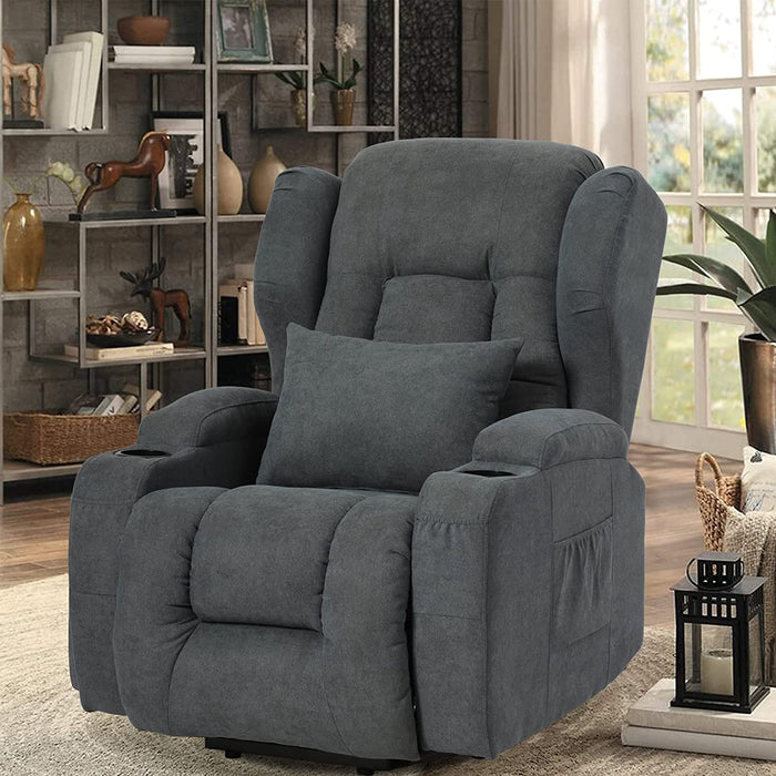 Power Recliner Chair with Vibration Massage and Heated