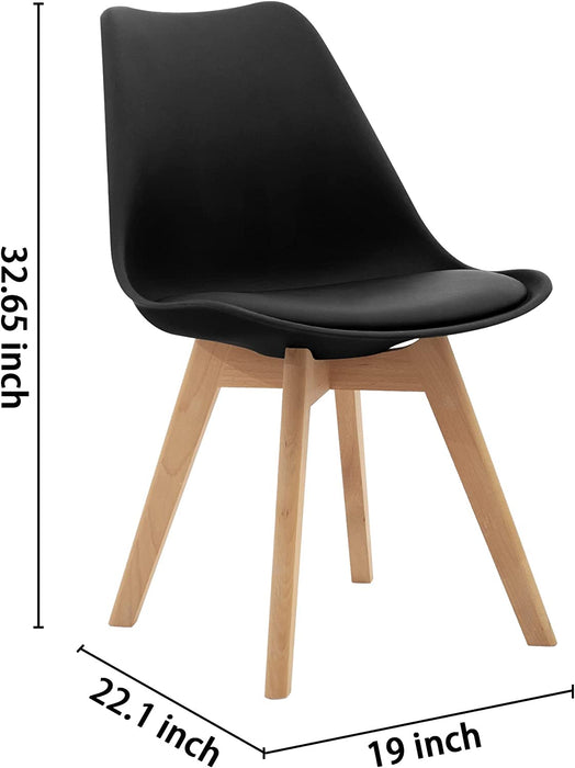 Black Mid-Century DSW Chair