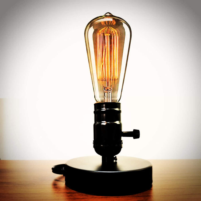 Vintage Edison Desk Lamp, Industrial Loft Light