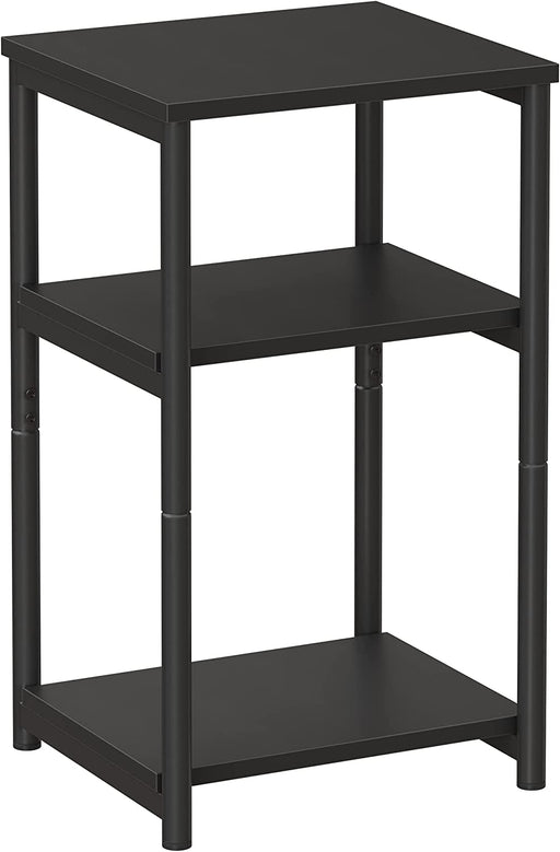 Small Black Tall Nightstand for Living Room and Bedroom