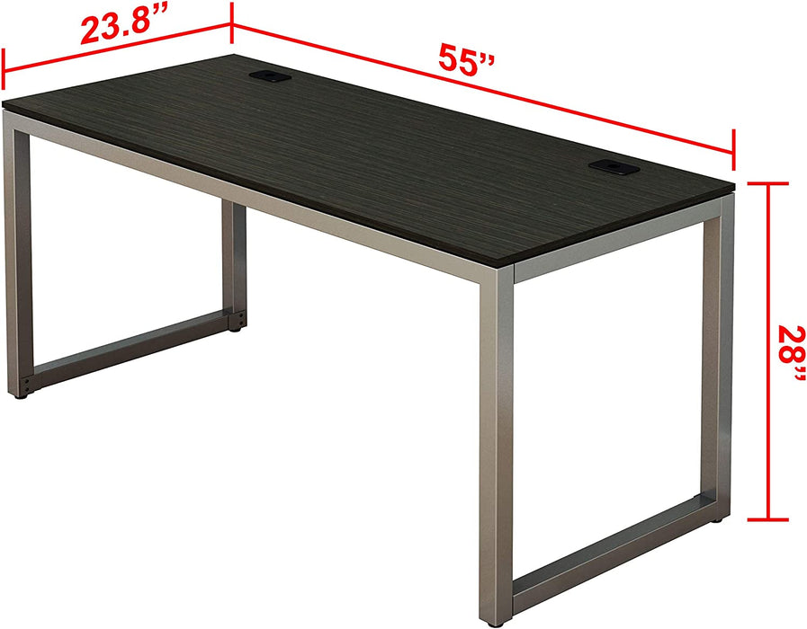 55-Inch Espresso Computer Desk for Home Office