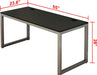 55-Inch Espresso Computer Desk for Home Office