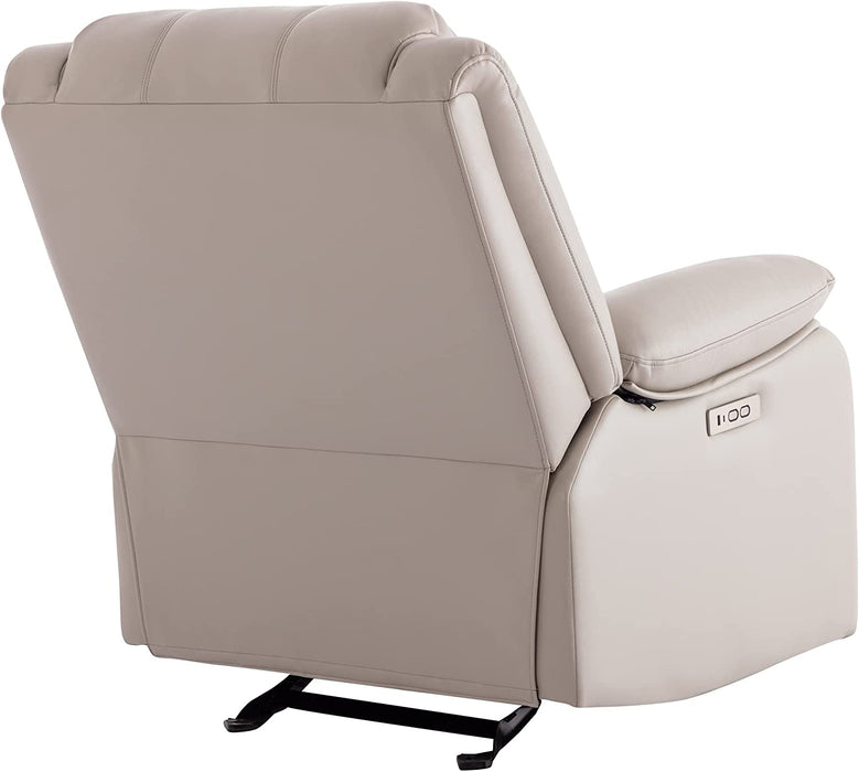 Electric Glider Reclining Chair, Cream