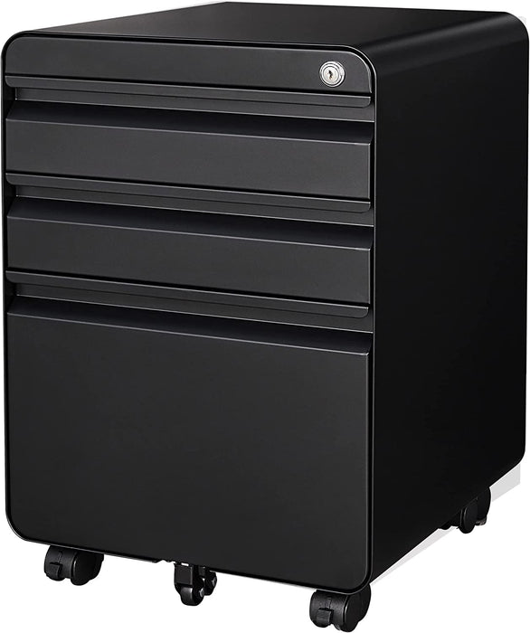 Mobile Locking File Cabinet for Home Office