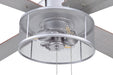 Better Homes & Gardens 52" 4 Blade Pewter Cage Ceiling Fan with Lights