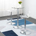 Transparent Acrylic Adjustable Swivel Barstools Set of 2