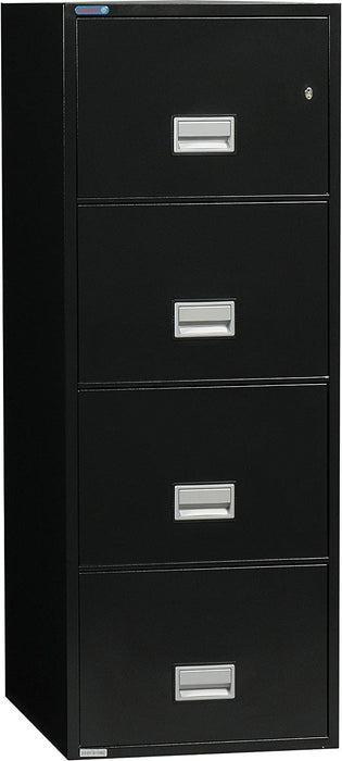 Fireproof 4-Drawer Cabinet with Lock - Phoenix Vertical