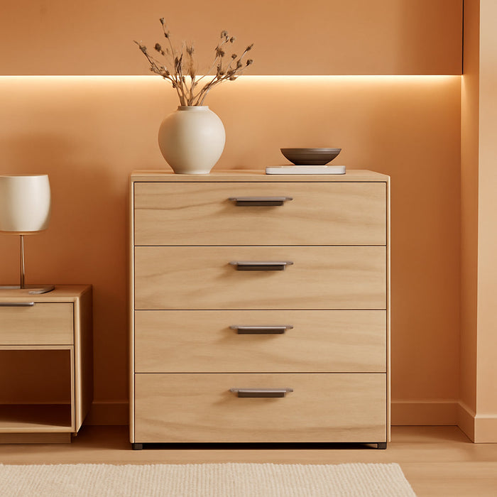 Oak Structure 4-Drawer Pepe Chest