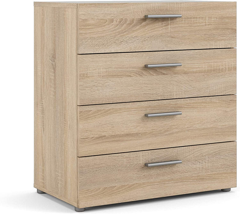 Oak Structure 4-Drawer Pepe Chest