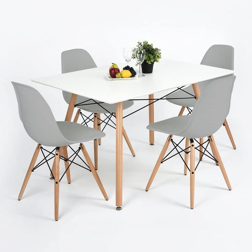 Gray Mid-Century DSW Chairs