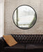 Modern round Rubber Wall Mirror