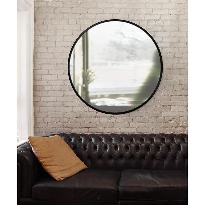 Modern round Rubber Wall Mirror