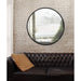 Modern round Rubber Wall Mirror