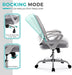 Ergonomic Mesh Office Chair with Armrests and Height Adjustment