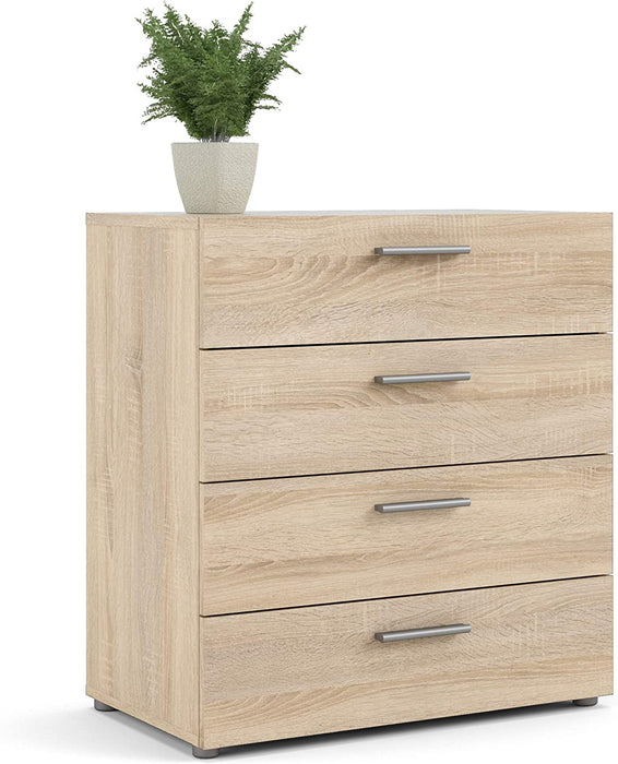 Oak Structure 4-Drawer Pepe Chest