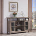 Retro Style Gray Wash Sideboard Buffet Table