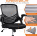 Ergonomic Home Office Chair with Wheels and Support