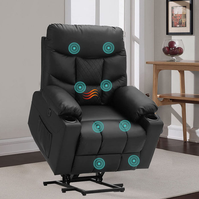 Power Lift Recliner Chair with Massage and Heat (Electric)