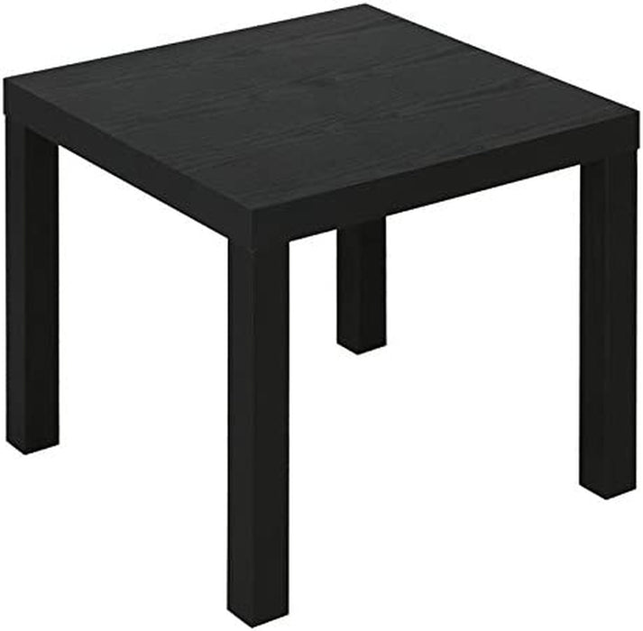 Parsons Modern End Table, Black