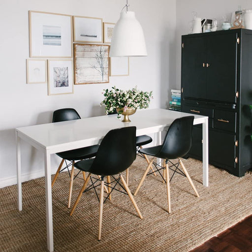 Black Mid-Century DSW Chairs