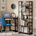 Folding Bookshelf: Metal Organizer for Home Decor