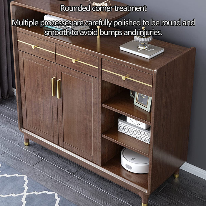 Wood Buffet Server Sideboard Console Table