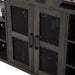 Industrial Wine Bar Cabinet with Storage