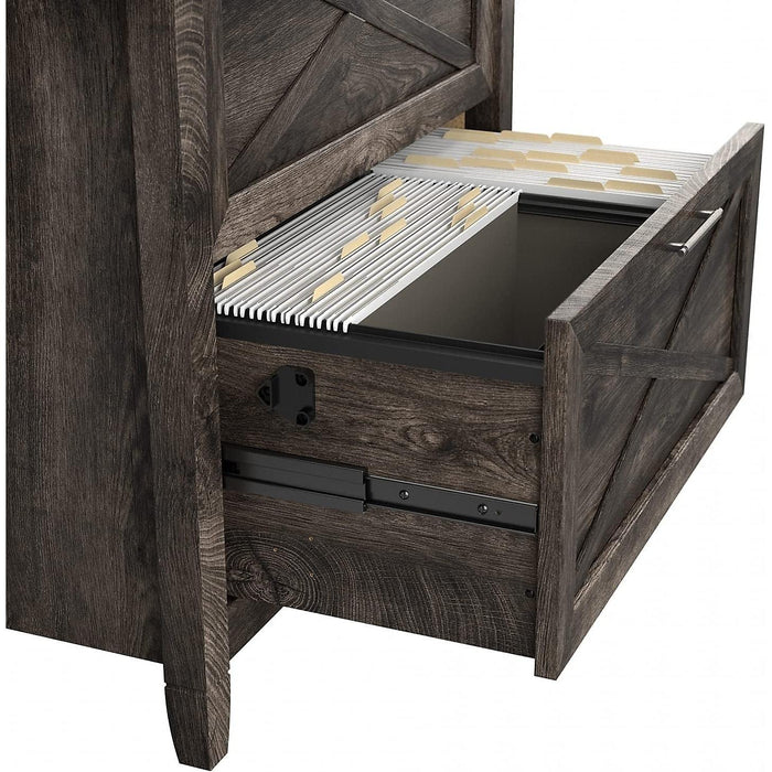 Key West L Shaped Desk with Mobile File Cabinet