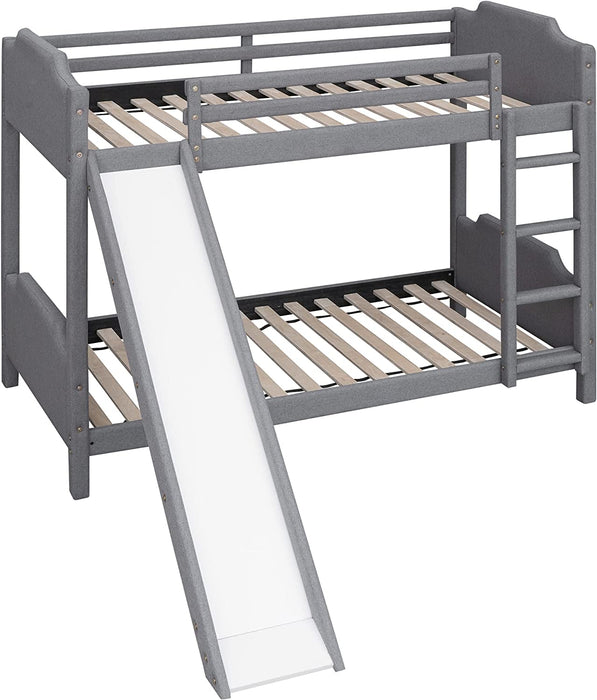 Long Horn Solid Hardwood Bunk Bed, White